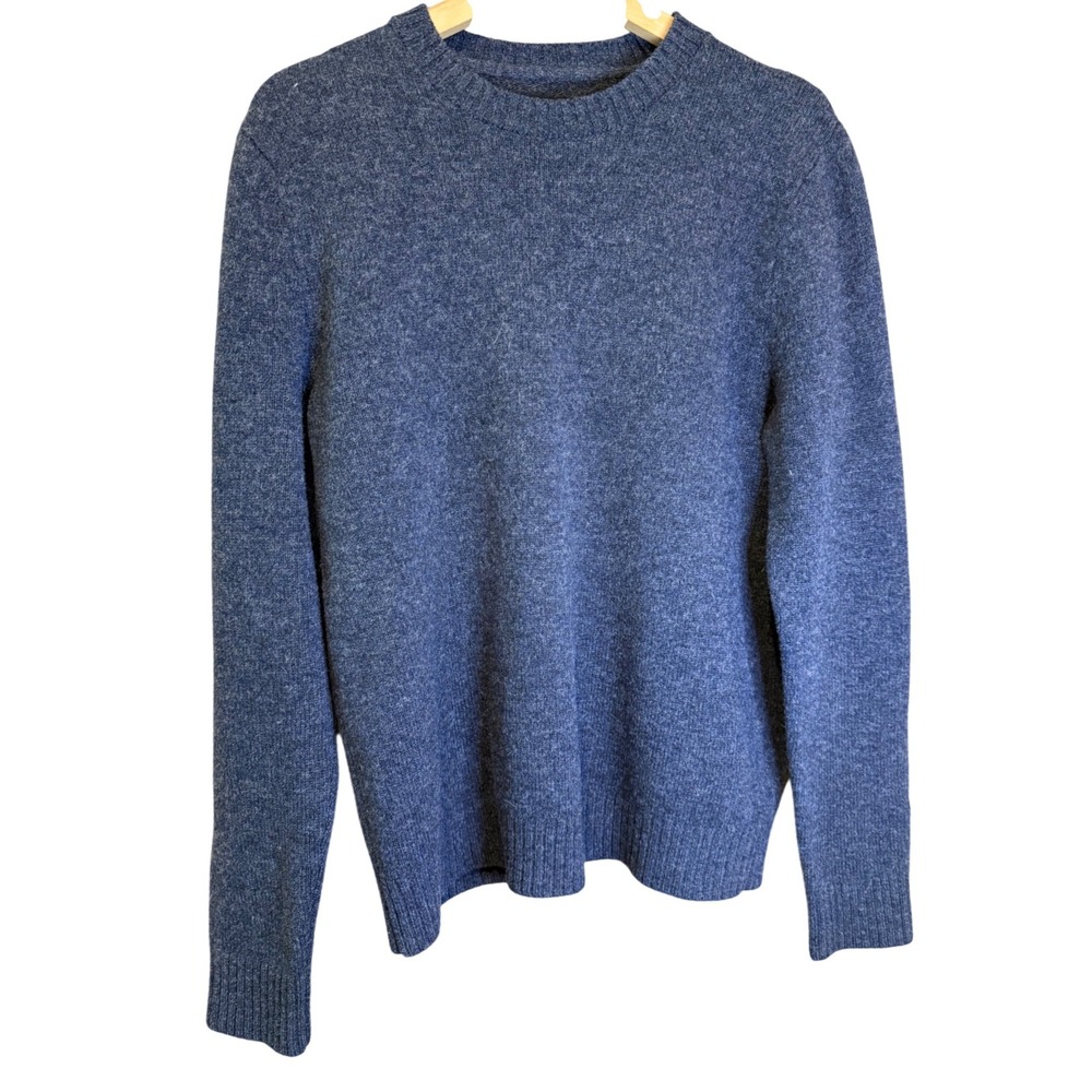 Abercrombie & Fitch Mens Wool Crewneck Sweater Blue Medium